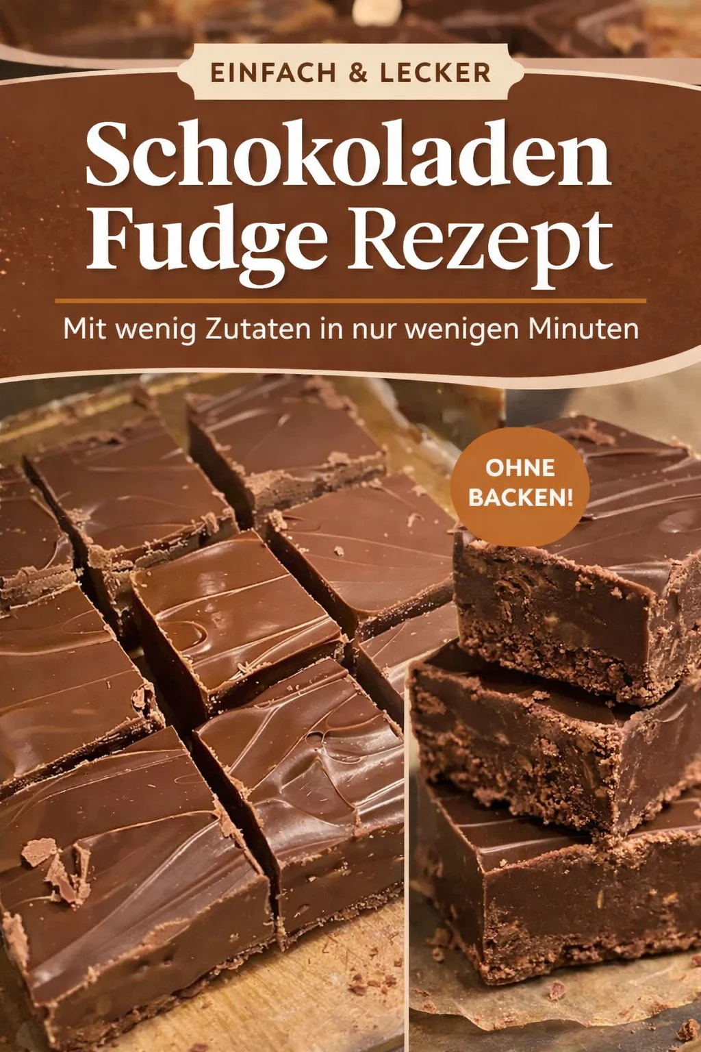 Old Fashioned Fudge: Schnelles Rezept für unwiderstehliche Schokoladensüßigkeiten - Entdecke unser einfaches Rezept für Old Fashioned Fudge! Dieser klassische Schokoladenfudge ist nicht nur köstlich, sondern auch im Handumdrehen zubereitet. Perfekt für den süßen Zahn und ideal für gesellige Anlässe oder einfach zum Naschen. Probiere es jetzt aus und überrasche deine Familie mit einem unwiderstehlichen Genuss! #FudgeRezept #Schokoladenliebhaber #SchnelleRezepte