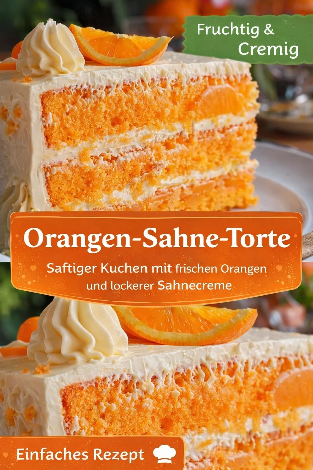 Orange Creamsicle Kuchen: Ein süßer Genuss, der Erinnerungen weckt! - Hast du Lust auf ein nostalgisches Dessert? Der Orange Creamsicle Kuchen bringt das süße Gefühl der Kindheit direkt auf deinen Teller! Mit saftigen Orangen und cremigem Frosting ist dieser Kuchen perfekt für warme Sommertage. Probiere ihn aus und genieße den Sommergeschmack in jedem Bissen. Teilen und inspirieren! #Kuchen #Nostalgie #SüßeLeckereien