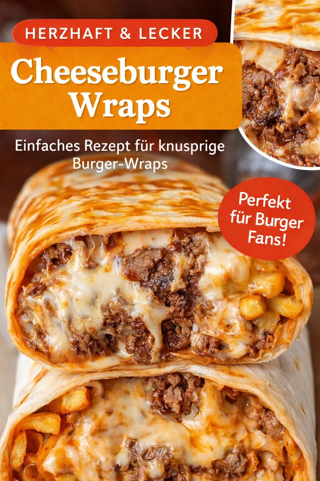 Rindfleisch-Käse-Pommes-Burrito: Ein perfekter Genuss für echte Feinschmecker! - Suchst du nach einem herzhaften Gericht, das einfach zuzubereiten ist und jeden begeistert? Unser Rindfleisch-Käse-Pommes-Burrito ist die Antwort! Mit zartem Rinderhackfleisch, köstlichem Käse und knusprigen Pommes ist er ein wahres Geschmackserlebnis. Koche jetzt mit uns und verwöhne deine Familie mit diesem leckeren Burrito! Probiere es aus und teile deine Kreationen. #BurritoRezept #HerzhaftKochen #EinfacheRezepte