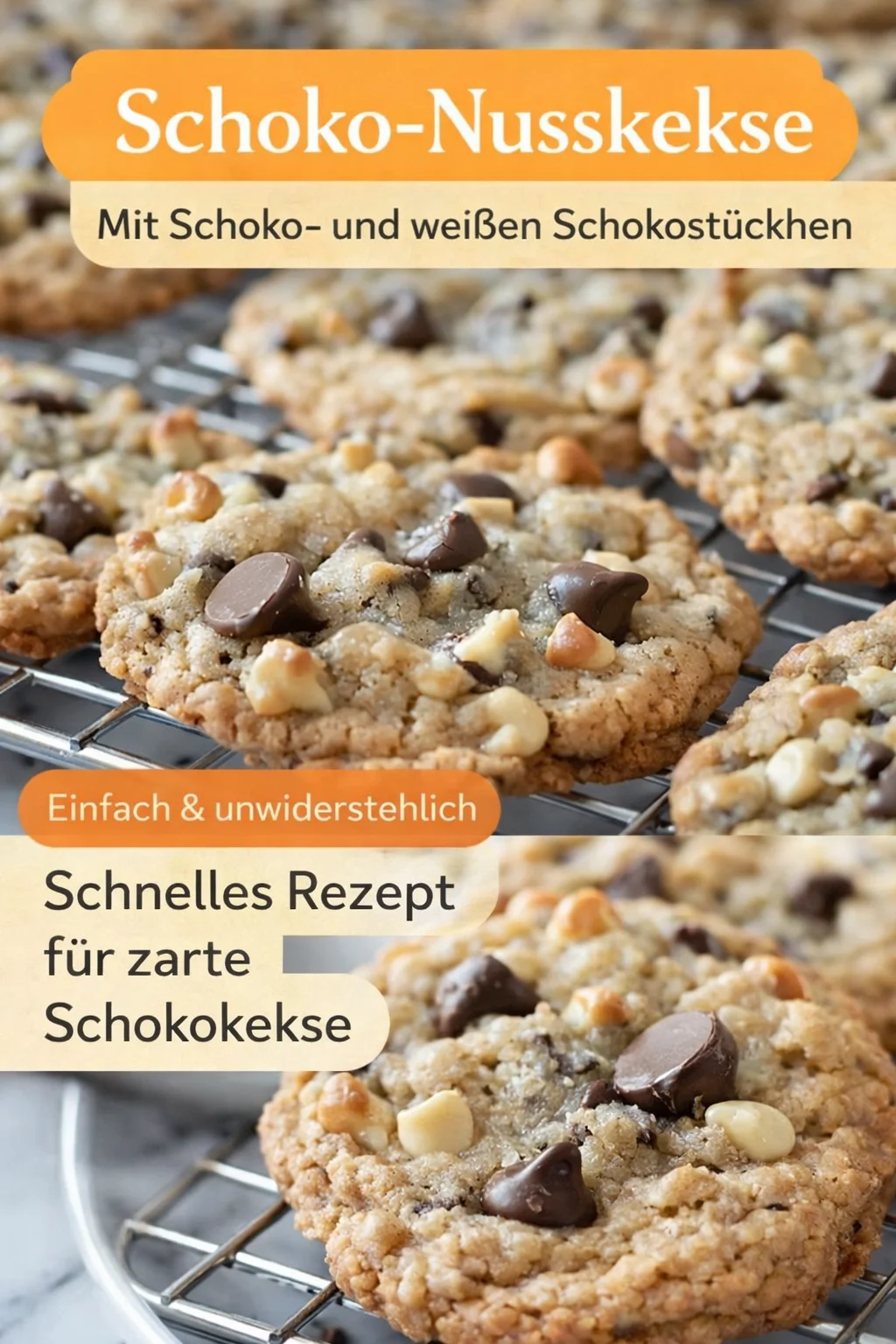 Saftige Cowboy-Cookies für die perfekte Kaffeepause - Erlebe den unwiderstehlichen Duft von frisch gebackenen Cowboy-Cookies, die jedes Herz höher schlagen lassen. Diese wunderbaren Kekse kombinieren zarte Schokoladenstückchen, knusprige Haferflocken und knackige Pekannüsse. Perfekt für den Nachmittagskaffee oder einfach zum Naschen zwischendurch! Probiere das Rezept jetzt aus und verwöhne dich und deine Liebsten! #Cookies #Backen #Snackzeit