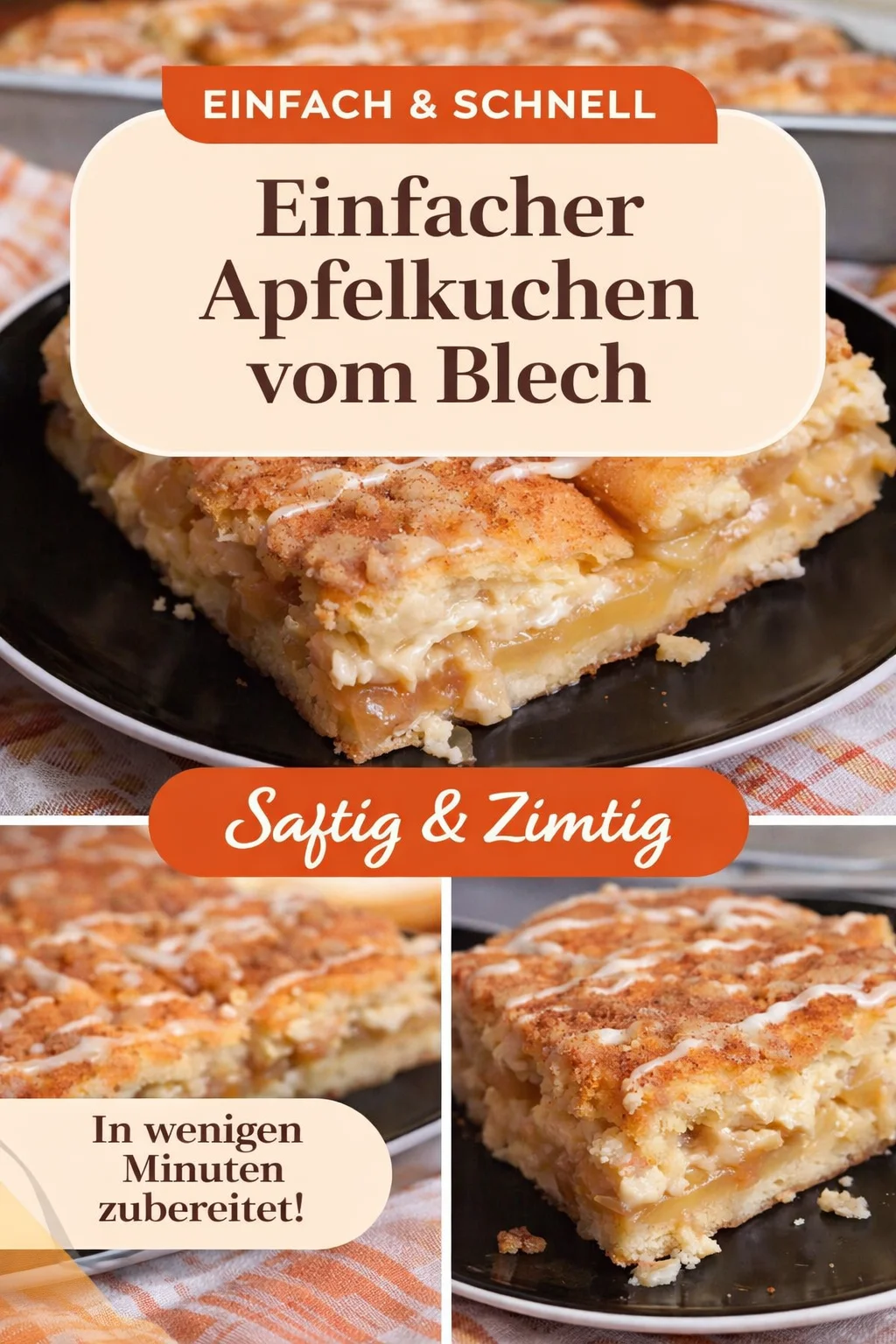 Schnelle Apfel-Käsekuchen-Schnitten – Perfekt für süße Gelüste! - Entdecke das köstliche Rezept für Apfel-Käsekuchen-Schnitten! Ideal für süße Gelüste, ohne stundenlanges Backen. Mit Blätterteig, Frischkäse und saftiger Apfelkuchenfüllung zauberst du im Handumdrehen einen Genuss für die ganze Familie. Warm serviert oder als Kaffeekuchen perfekt geeignet. Probiere es jetzt aus! #Apfelkuchen #SchnelleRezepte #BackenLeichtGemacht
