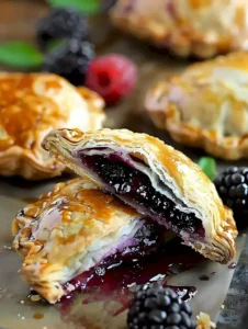 Schwarzbeer-Handpasteten mit frischen Zutaten auf einem Holztisch