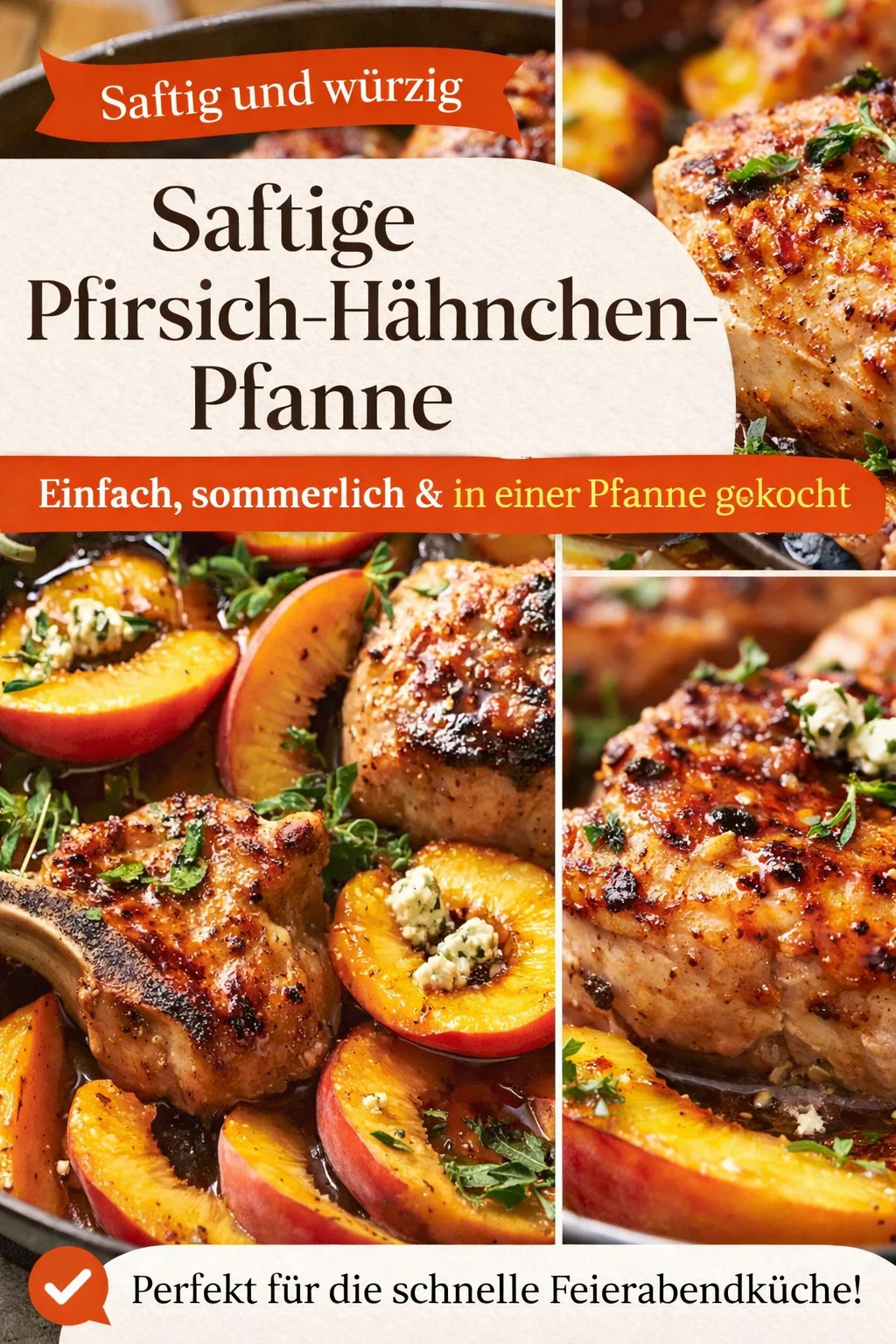 Schweinekotelett mit Balsamico, Pfirsich und Gorgonzola – schnell & einfach! - Entdecke das perfekte Rezept für Schweinekotelett mit Balsamico, Pfirsich und Gorgonzola. Dieses Gericht verbindet süße und herzhafte Aromen und ist in weniger als 30 Minuten zubereitet! Ideal für ein schnelles Abendessen, das beeindruckt. Probiere es jetzt aus und überrasche deine Familie mit einem besonderen Gericht. Lass dich von der Kombination aus Pfirsichen und Gorgonzola begeistern! #Schweinekotelett #SchnelleRezepte #KochenLeichtGemacht