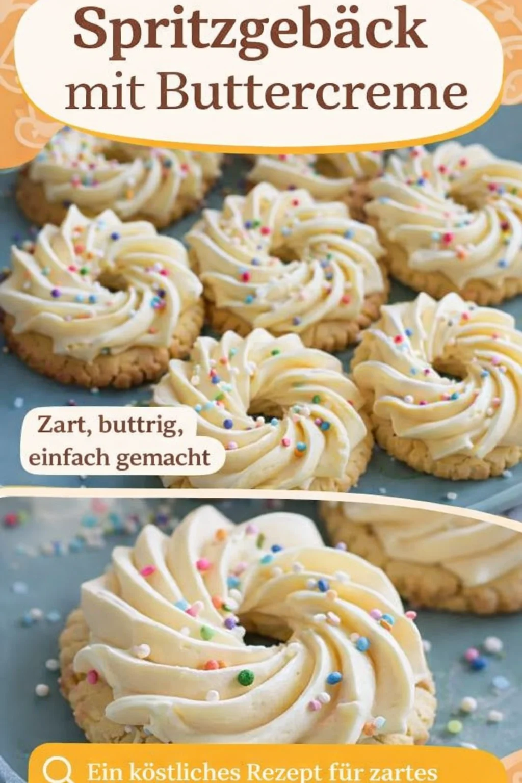 Spritzgebäck: Einfach, lecker und perfekt für alle Naschkatzen! - Hast du Lust auf zarte, köstliche Kekse, die ganz einfach zu machen sind? Unser Spritzgebäck wird dich begeistern! Mit nur wenigen Zutaten zauberst du unwiderstehliche Leckereien, die perfekt zu jeder Kaffeetafel passen. Probiere es aus und teile deine Ergebnisse! #Spritzgebäck #Kekse #BackenEinfach