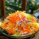 Bunter Fettverbrennungs-Salat mit frischen Zutaten für Gewichtsverlust