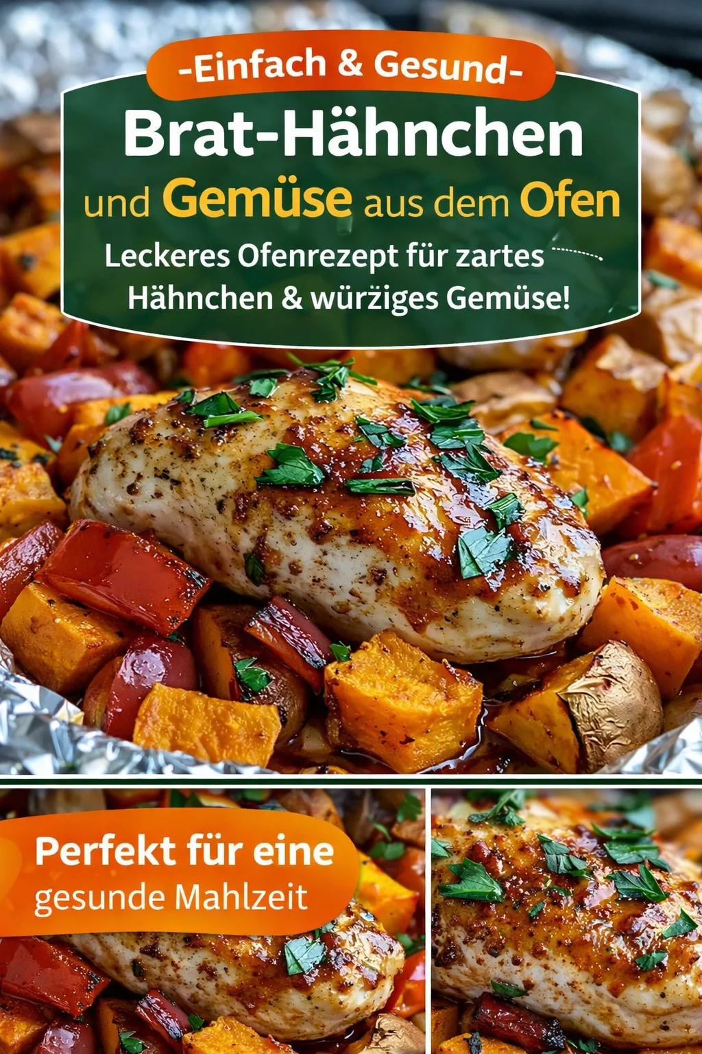 Unwiderstehliche BBQ Hähnchen und Süßkartoffel Päckchen für ein schnelles Dinner - Koch-Fans aufgepasst: Entdecke unser einfaches und leckeres Rezept für BBQ Hähnchen und Süßkartoffel Päckchen. Ideal für ein schnelles Abendessen, das garantiert jeden begeistert! Probiere es heute aus und verwandle deinen Dinner-Tisch in ein Geschmackserlebnis. Klicke hier, um das Rezept nachzulesen! #EinfacheRezepte #BBQ #Süßkartoffeln