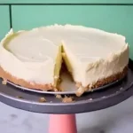 Weißer Samtkuchen mit Vanille für eine köstliche Nascherei