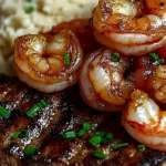 Cajun Steak Ribeye Schnell auf einem Teller mit Gewürzen