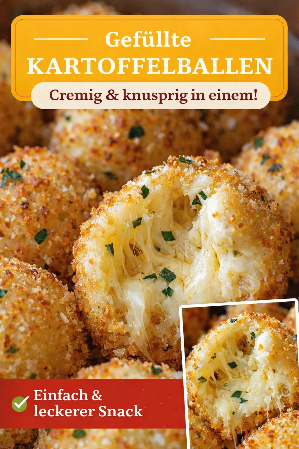 Die besten Käsebällchen: Knusprig, cremig & perfekt für deinen Filmabend - Bist du bereit für den ultimativen Snack? Diese Käsebällchen sind außen knusprig und innen käseweich - einfach unwiderstehlich! Ideal für deinen nächsten Filmabend. Folge diesem einfachen Rezept und verwöhne deine Gäste mit diesem herzhaften Genuss. Probiere sie noch heute aus! #Käsebällchen #SnackRezept #Filmabend