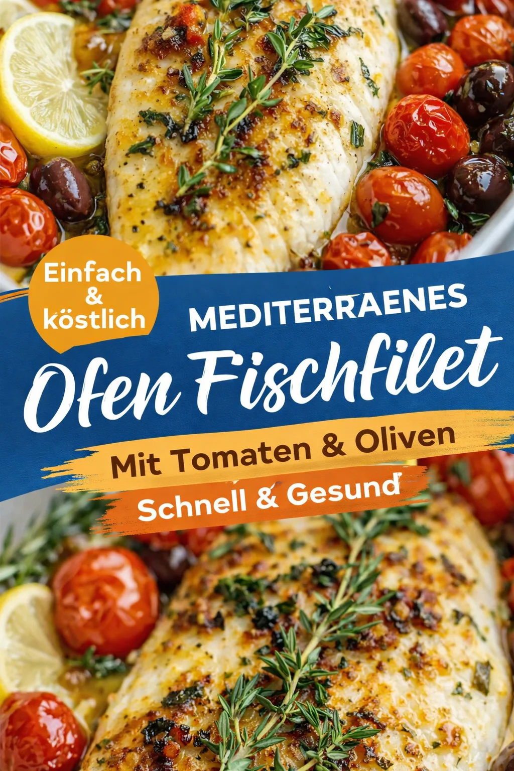 Gebackener Fisch mit Kirschtomaten und Oliven – Dein neues Lieblingsrezept! - Entdecke das perfekte Sommergericht: gebackener Fisch mit Kirschtomaten und Oliven. Schnell, einfach und voller Geschmack! Verwöhne dich und deine Lieben mit diesem köstlichen Rezept, das Urlaubsstimmung auf den Tisch bringt. Probiere es aus und lass dich inspirieren! Teile dein Ergebnis mit uns! #Fischrezepte #GesundeErnährung #EinfachKochen