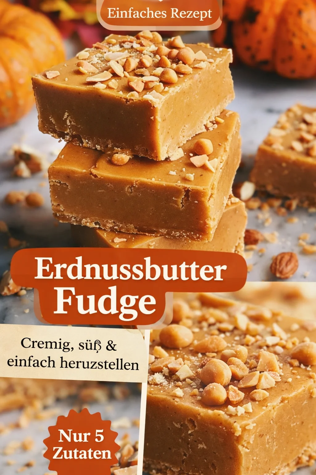 Himmlisches Kürbis Fudge Rezept – Der perfekte herbstliche Genuss - Verwandle deine herbstlichen Nachmittage mit diesem köstlichen Kürbis Fudge Rezept! Die perfekte Mischung aus Butterscotch und Kürbisgeschmack sorgt für pure Veloursigkeit. Bereite dir diese süße Leckerei zu und genieße die herbstliche Stimmung. Lass deiner Kreativität freien Lauf und verziere das Fudge nach Belieben! Probiere es jetzt aus! #Kürbisfudge #Herbstrezepte #Leckereien