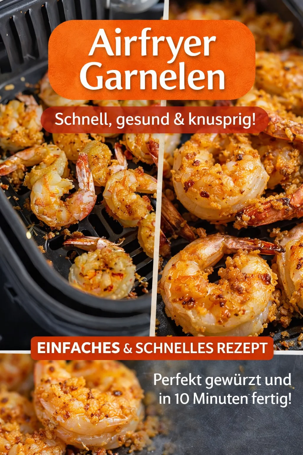 Köstliche knusprige Garnelen aus dem Airfryer – gesund und einfach! - Entdecke mein Lieblingsrezept für knusprige Garnelen aus dem Airfryer! Diese leckeren Garnelen sind außen knusprig und innen saftig – perfekt für ein schnelles und gesundes Abendessen. Mit nur wenig Öl zubereitet, sind sie ideal für jeden Anlass. Probiere es jetzt aus und genieße diese geschmackvollen Häppchen! #AirfryerRezepte #Garnelen #GesundesEssen