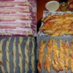 Käse-Stangen frisch gebacken und serviert auf einem Teller.