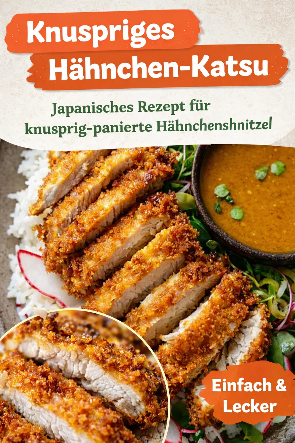 Katsu Curry: Knuspriges Hühnchen in einer würzigen Sauce genießen! - Entdecke das perfekte Comfort Food mit unserem Katsu Curry, das knuspriges Hühnchen und eine cremige Currysauce vereint. Ideal für ein entspanntes Abendessen oder ein schnelles Mittagessen. Lass dich von den Aromen Japans verführen und erlebe ein Gericht, das deine Geschmacksknospen verwöhnt! Probiere es jetzt aus und teile deine Kreation! #KatsuCurry #ComfortFood #Hausmannskost