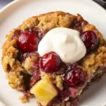 Kirsche-Ananas-Dump-Kuchen für sommerliche Feiern.