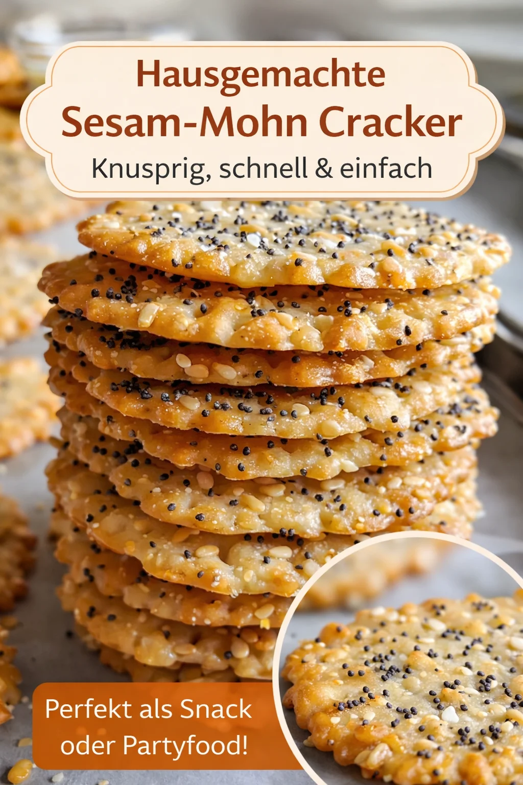 Knusprige Pfeffer Cracker mit würzigem Asiago-Käse selbstgemacht - Bist du bereit, dein Snacking-Game auf ein neues Level zu heben? Diese selbstgemachten Pfeffer Cracker mit intensivem Asiago-Käse sind der perfekte Snack für jede Gelegenheit! Einfach und schnell zubereitet, lassen sie sich wunderbar mit dips oder einfach so genießen. Probiere es aus und bringe Abwechslung in deinen Snack-Alltag! #PfefferCracker #Asiago #SnacksSelbermachen
