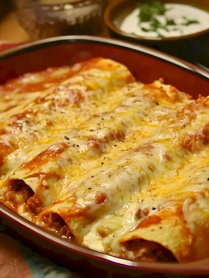 Rindfleisch-Enchiladas