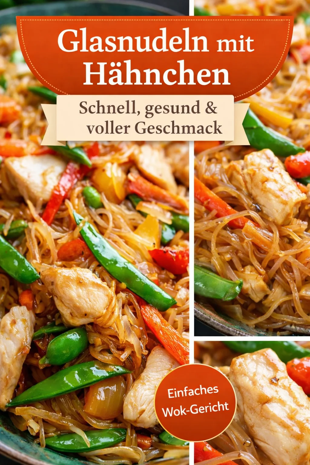 Schnelle Hähnchen Reisnudeln Pfanne: In weniger als 30 Minuten genießen - Bist du auf der Suche nach einem schnellen und leckeren Abendessen? Diese Hähnchen Reisnudeln Pfanne ist dein perfekter Retter! Mit frischen Zutaten und in weniger als 30 Minuten zubereitet, sorgt dieses Gericht für ein Geschmackserlebnis. Hol dir jetzt das Rezept und bringe Abwechslung in deine Küche! #SchnelleRezepte #HähnchenPfanne #LeckeresEssen