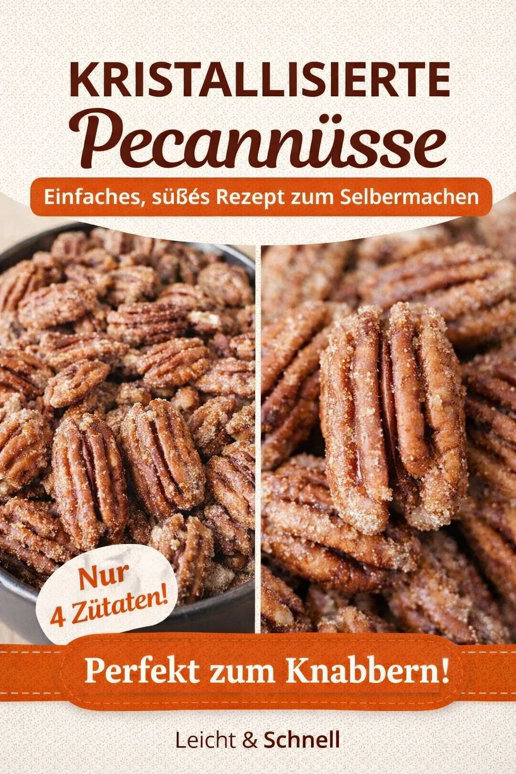 Schnelle kandierte Pekannüsse aus dem Airfryer – Süßes in Minuten! - Hast du Heißhunger auf etwas Süßes und willst kein großes Kochen? Probiere diese köstlichen kandierten Pekannüsse aus dem Airfryer! Einfaches Rezept, das in wenigen Minuten umgesetzt ist. Perfekt als Snack oder zum Verfeinern deiner Desserts. Klicke für das einfachste Rezept und starte jetzt! #Pekannüsse #AirfryerRezept #Snacks