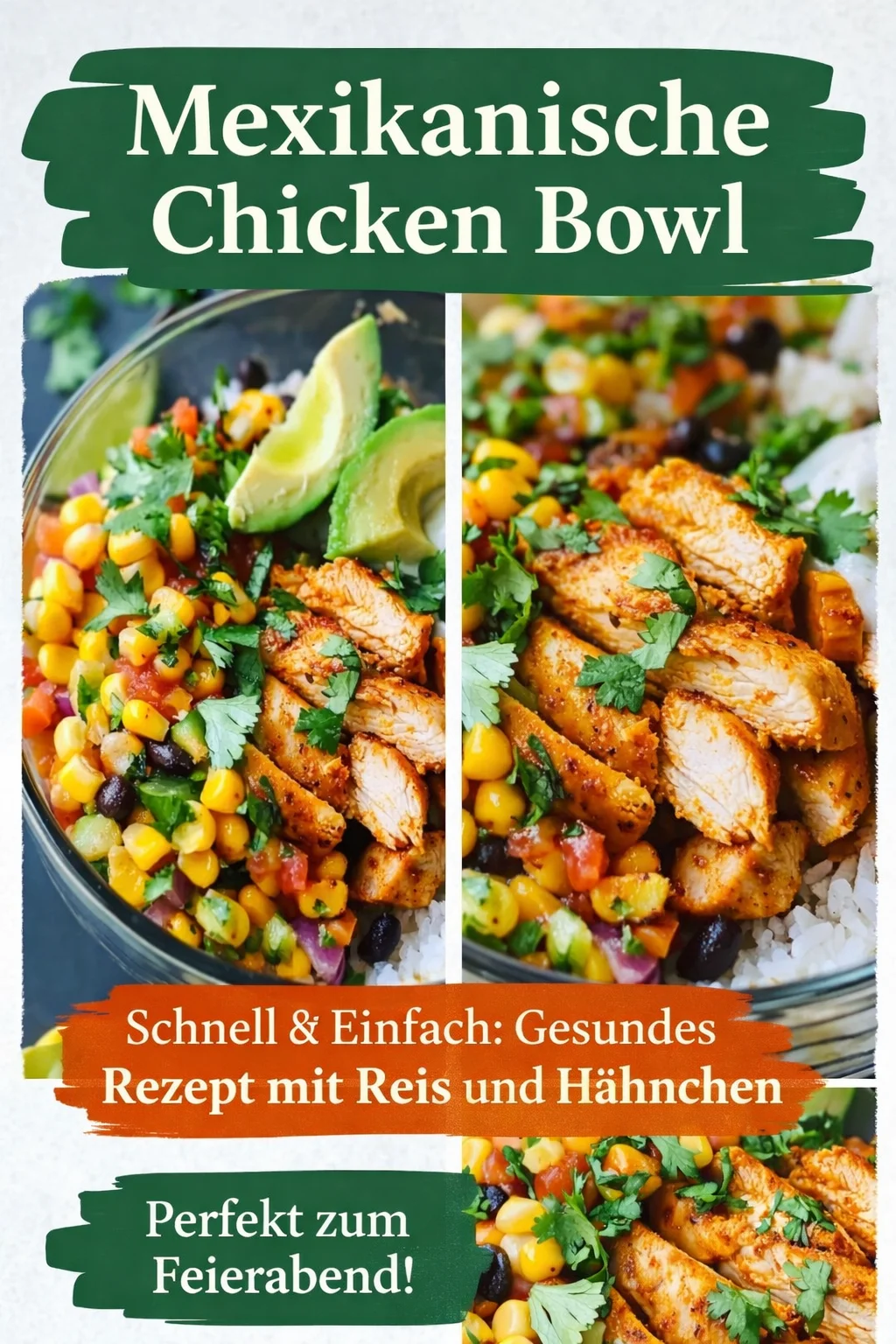 Schnelle und leckere Hähnchen-Taco-Poblano-Reis-Bowl für jeden Tag - Lust auf ein schnelles, aber sehr schmackhaftes Abendessen? Probiere diese Hähnchen-Taco-Poblano-Reis-Bowl! Sie ist einfach zuzubereiten und voller Geschmack. Perfekt für einen stressfreien Abend mit der Familie oder Freunden. Lass dich von den Aromen verzaubern und genieße gesunde, frische Zutaten. Jetzt nachkochen und die Gäste beeindrucken! #SchnelleRezepte #Hähnchen #GesundeEssen