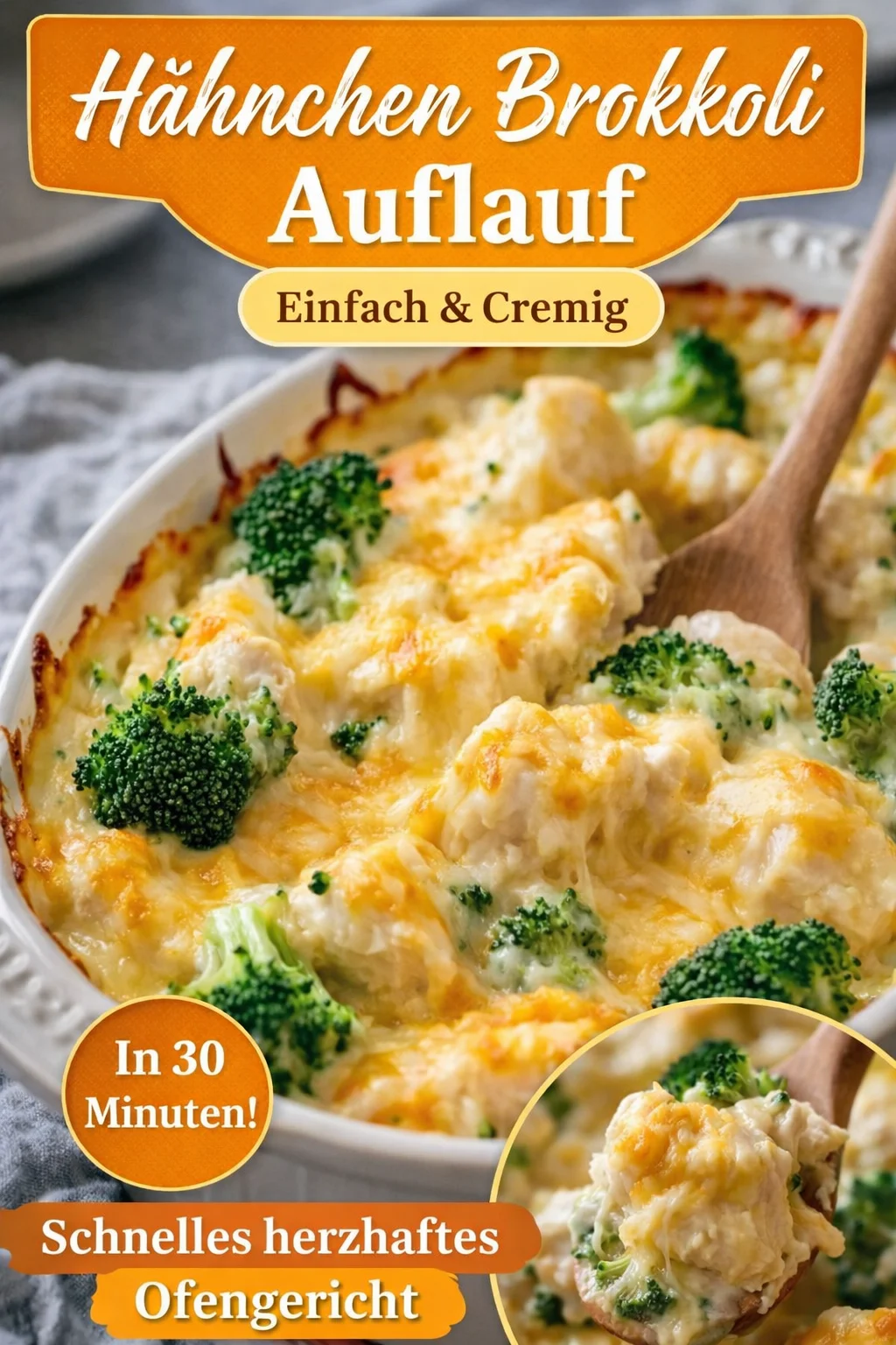 Schnelles und einfaches Hähnchen Divan Rezept für das perfekte Abendessen - Hol dir das Rezept für ein köstliches Hähnchen Divan, das in nur 30 Minuten zubereitet ist! Zartes Hähnchen, frischer Brokkoli und cremige Soße machen dieses Gericht zum Wohlfühlessen für die ganze Familie. Ideal für busy Wochenabende! Probiere es jetzt aus und verwöhne dich und deine Lieben. #HähnchenDivan #AbendessenIdeen #EinfachKochen