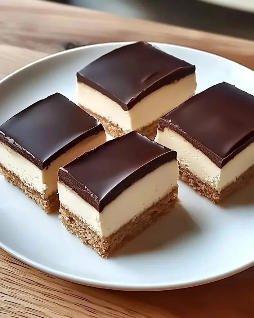 Schokoladige Creme Schnitten vom Blech