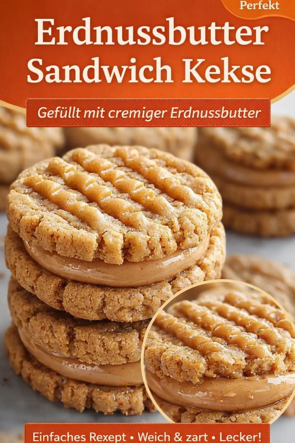 Unwiderstehliche Erdnussbutterkekse aus dem Airfryer – schnell und lecker! - Lust auf süße Erdnussbutterkekse, die im Airfryer gebacken werden? Diese knusprigen Kekse mit cremiger Füllung sind nicht nur einfach zuzubereiten, sondern auch ein echter Gaumenschmaus. Perfekt für einen Snack oder als Dessert! Probiere sie jetzt aus und verwöhne dich selbst. Klicke hier für das Rezept! #Erdnussbutterkekse #AirfryerRezepte #BackenLeichtGemacht