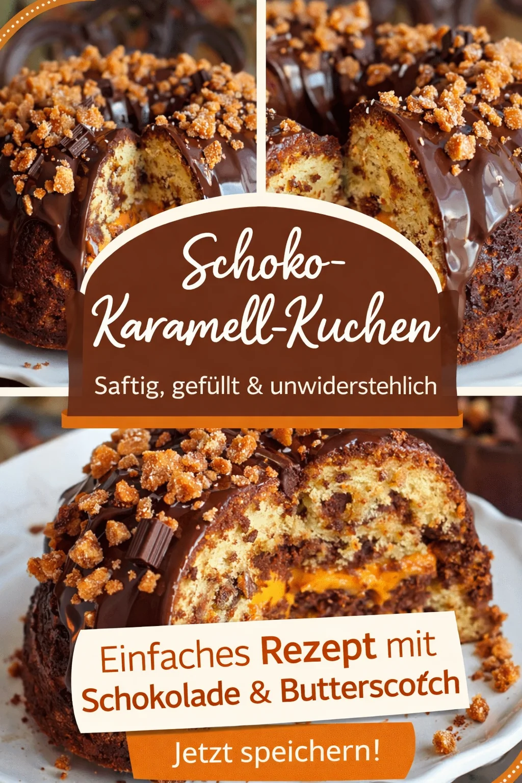 Unwiderstehlicher Butterfinger Kuchen für Schokoladenliebhaber - Hast du Lust auf einen dekadenten Butterfinger Kuchen, der deinen Schokohunger stillt? Dieser Bundt Kuchen ist einfach zu machen und steckt voller Geschmäcker! Folge unserem einfachen Rezept und genieße das Zusammenspiel von schokoladigem Teig, karamelliger Füllung und Butterfinger-Stückchen. Perfekt für alle besonderen Anlässe oder einfach zum Genießen. Probiere es jetzt aus und teile deine Kreation! #ButterfingerKuchen #Kuchenrezepte #BackenEinfachGemacht
