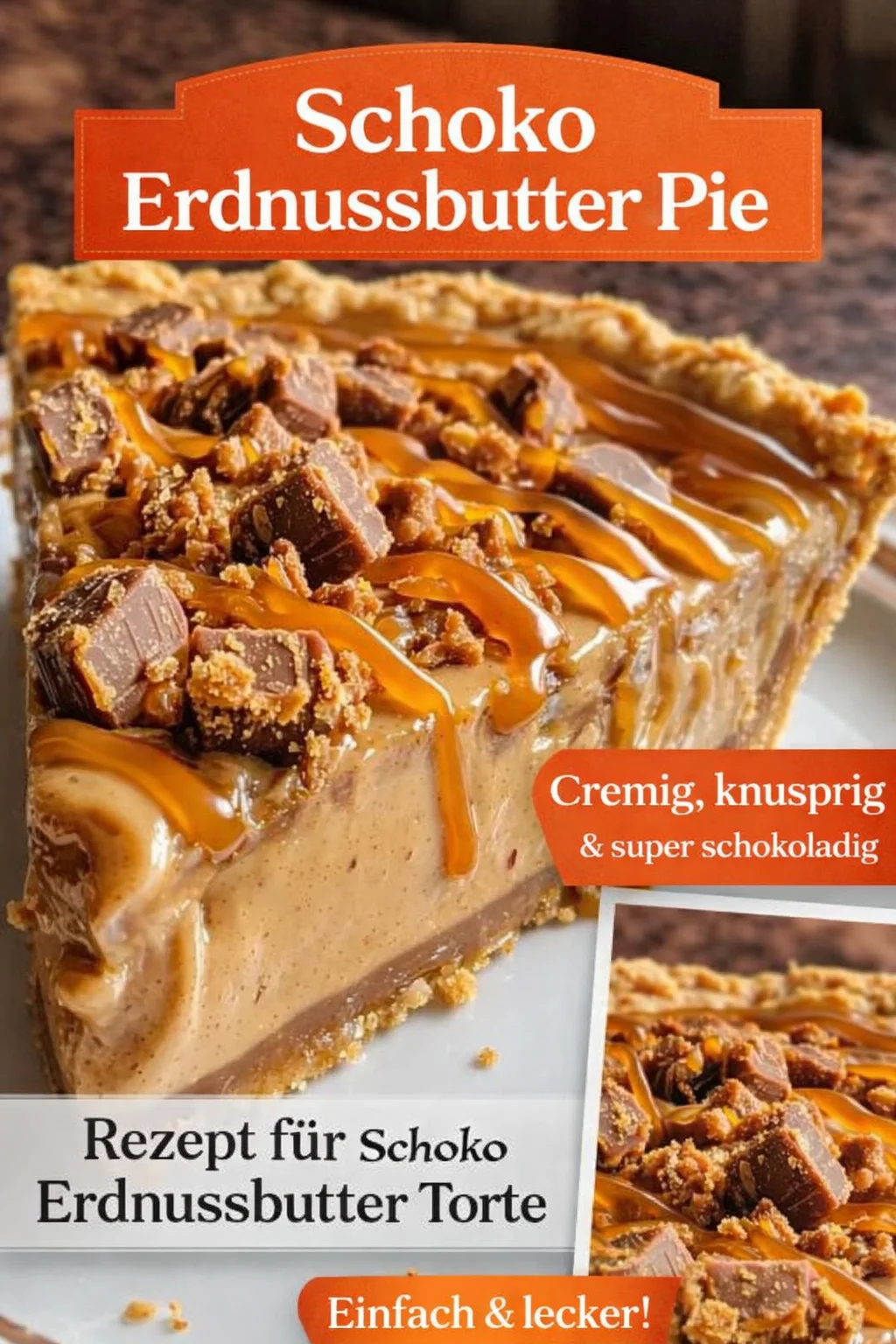 Verwöhn dich mit dieser dekadenten Butterfinger Karamell-Crunch-Torte - Bist du bereit für ein Dessert, das einfach himmlisch schmeckt? Entdecke mein Rezept für die Butterfinger Karamell-Crunch-Torte – voller cremiger Erdnussbutter, zarter Sahne und einer knackigen Karamellnote. Perfekt für jeden Anlass und so einfach zuzubereiten! Lass dich verführen und kreiere dein neues Lieblings-Dessert. Probiere es aus und teile dein Ergebnis mit mir! #Dessertliebe #LeckeresBacken #ButterfingerTorte
