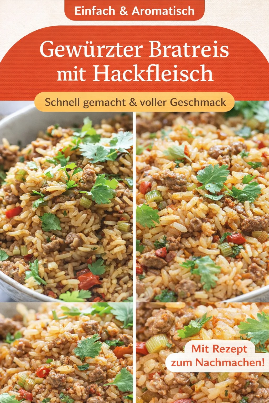 Authentisches Cajun Dirty Rice - Ein Rezept für wahre Genussmomente - Entdecke unser leckeres Cajun Dirty Rice Rezept, das dir den unwiderstehlichen Geschmack von Louisiana nach Hause bringt. Mit Hackfleisch, frischen Gemüse und einer Vielzahl von Gewürzen ist dieses Gericht die perfekte Wahl für ein herzhaftes Abendessen. Probiere es noch heute aus und lass dich von den Aromen verzaubern! Hol dir jetzt das Rezept und teile es mit deinen Freunden! #CajunRezept #DirtyRice #Abendessen
