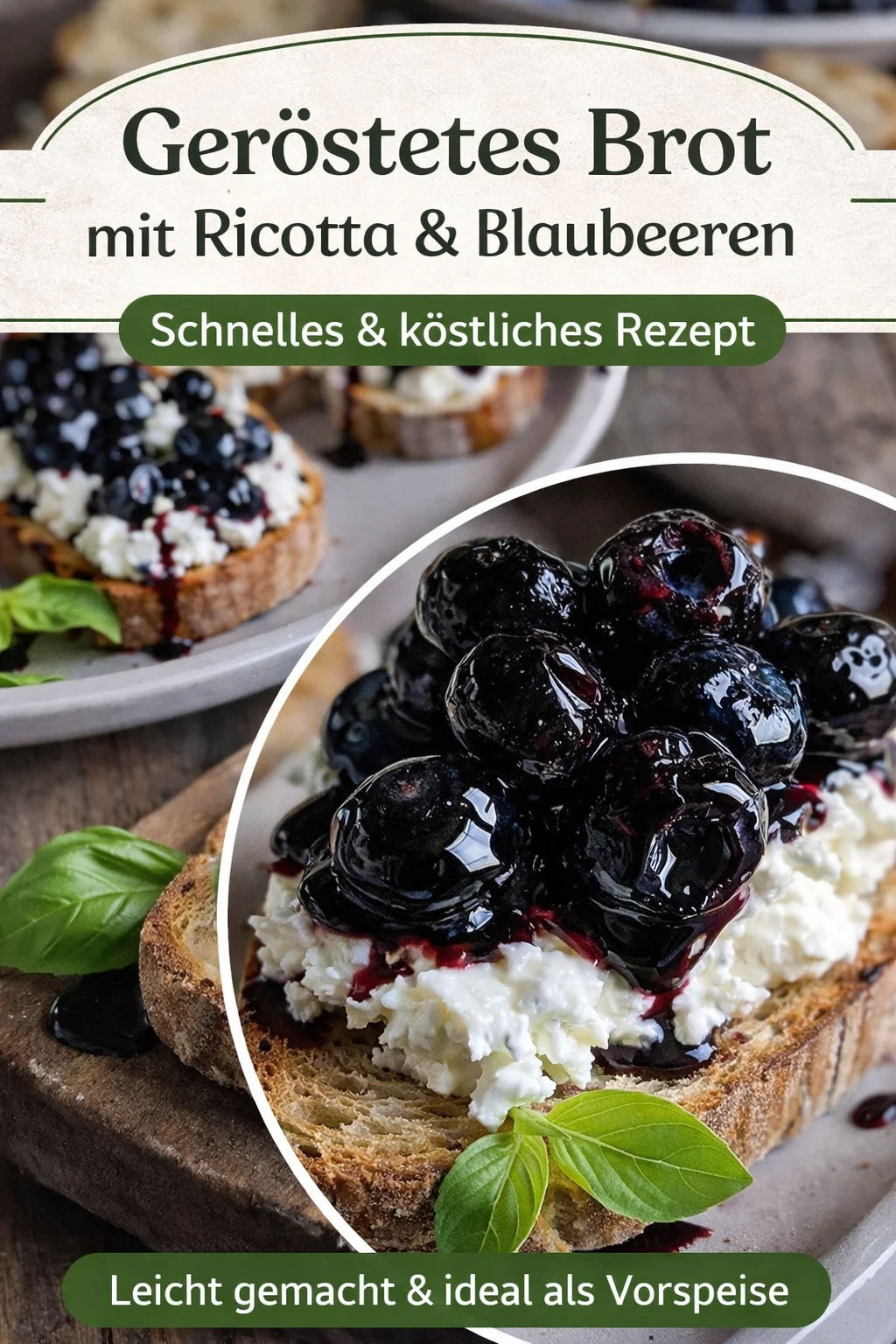 Balsamico Blaubeer Ziegenkäse Crostinis: Ein Fest für den Gaumen - Entdecken Sie dieses einfache und beeindruckende Rezept für Balsamico Blaubeer Ziegenkäse Crostinis. Diese köstliche Vorspeise vereint die Süße von frischen Blaubeeren mit cremigem Ziegenkäse und einer aromatischen Balsamico-Glasur. Perfekt für Partys oder als Snack! Bereiten Sie sie schnell zu und beeindrucken Sie Ihre Gäste. Probieren Sie es gleich aus und teilen Sie Ihre Kreationen! #Crostinis #Vorspeise #EinfacheRezepte