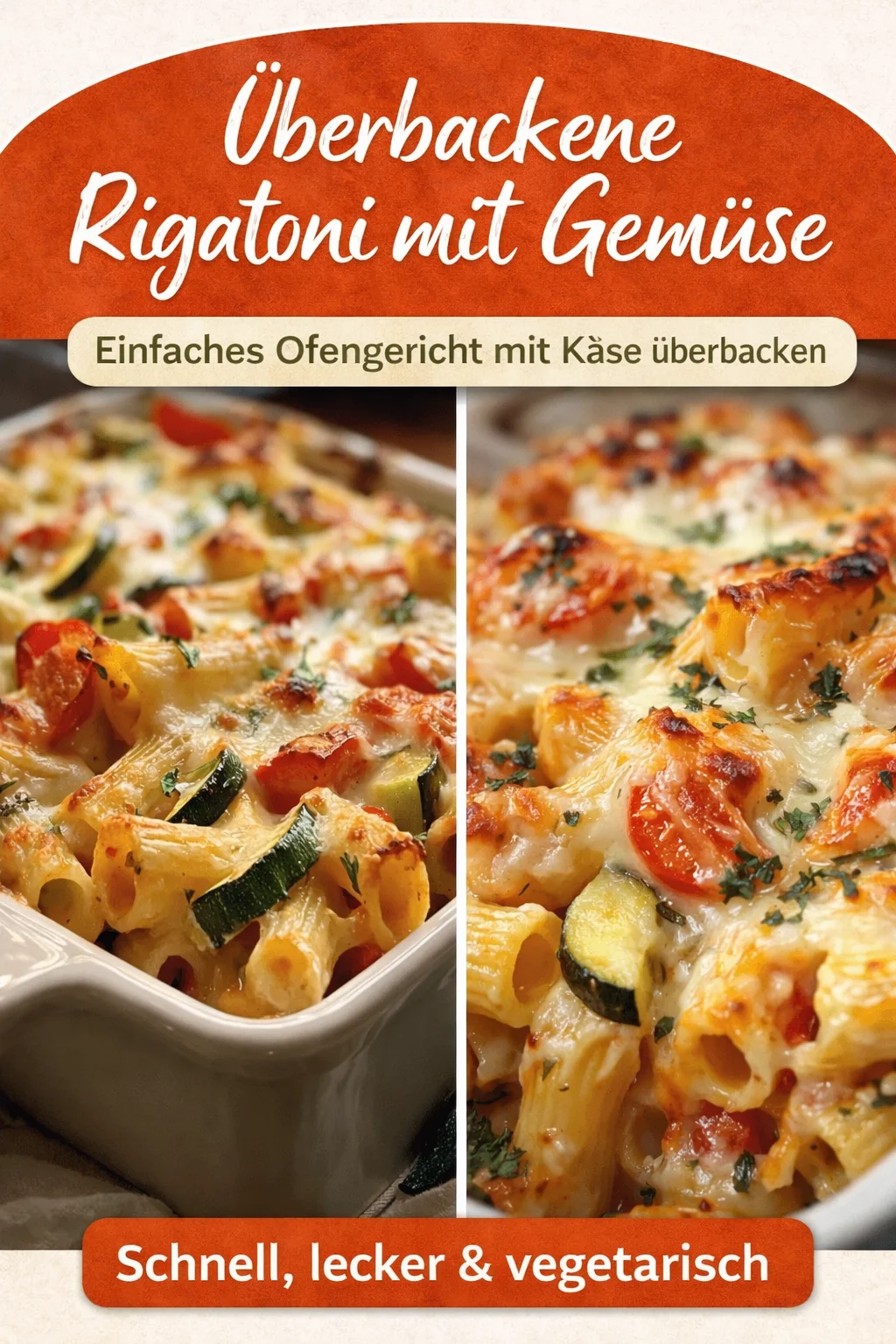 Überbackene Nudeln Primavera: Farbiger Genuss für jeden Abend - Entdecke das perfekte Rezept für überbackene Nudeln Primavera! Ein sättigender Nudelauflauf voller frischer Gemüsesorten, cremigem Käse und mediterranen Aromen. Ideal für ein köstliches Abendessen! Lass dich von den Farben und dem Geschmack verzaubern – einfach nachkochen und genießen! Probiere es jetzt aus! #Nudeln #Auflauf #Vegetarisch