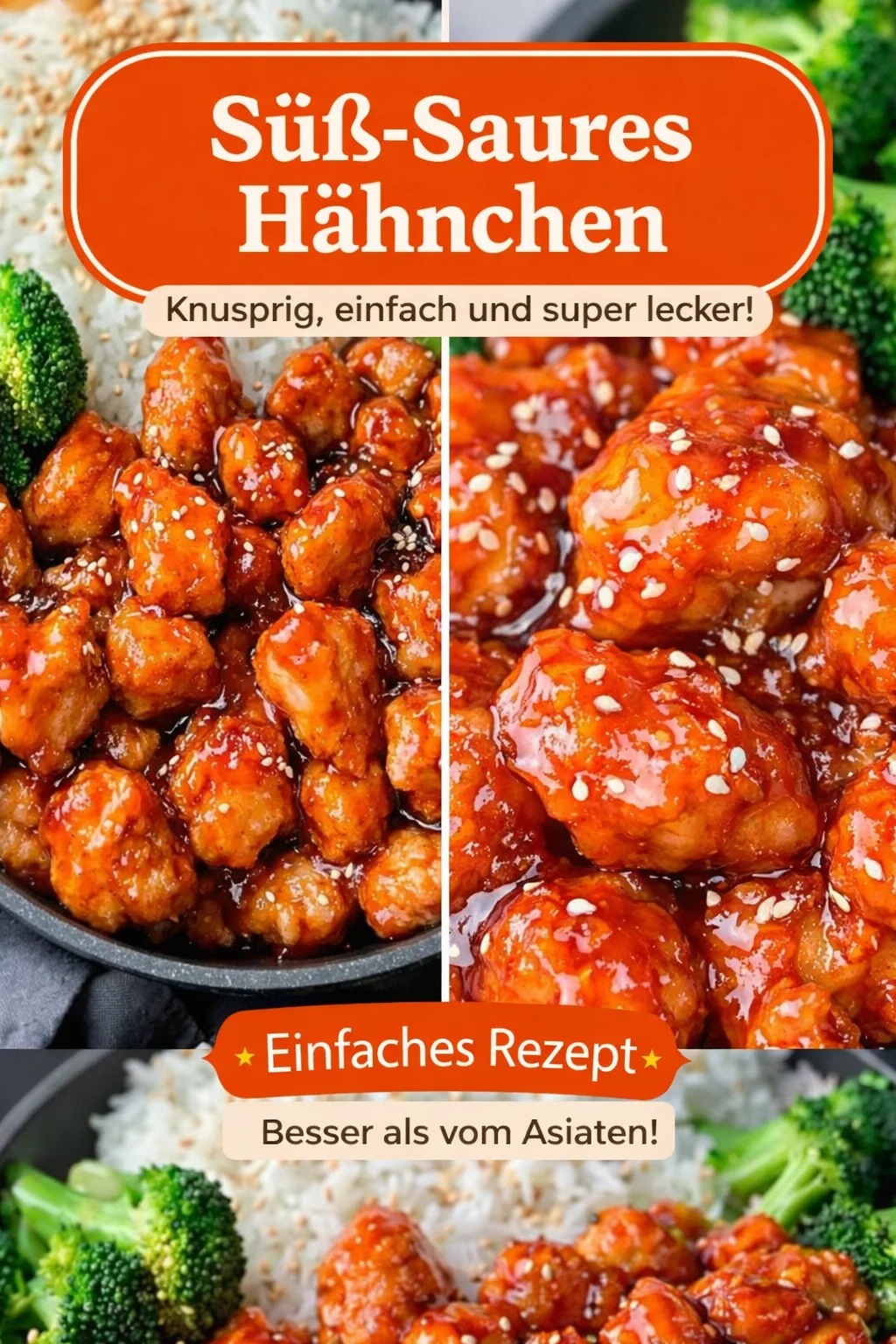 Überbackenes Süß-Sauer-Hühnchen: Schnelles Familiengericht für Genießer - Entdecke das Geheimnis für ein unwiderstehliches überbackenes Süß-Sauer-Hühnchen! Dieses geruchsintensive Rezept vereint zartes Hähnchen mit einer köstlichen Souce, die deine Familie begeistern wird. Ideal für ein schnelles Abendessen, das jedem schmeckt. Probiere es noch heute aus und lass dich verwöhnen! #SchnellesEssen #Hühnchenliebe #Familienrezept