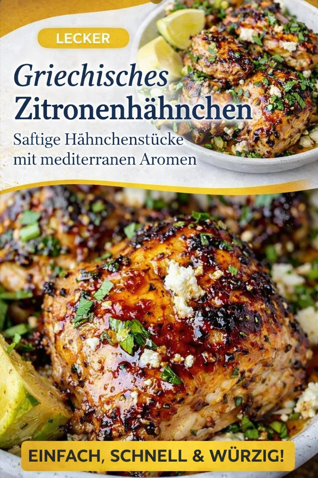 Die ultimative Hähnchen Bowl: Frisch, würzig und einfach zubereitet! - Möchtest du mit einem schnellen, gesunden Gericht beeindrucken? Probier diese köstliche Hähnchen Bowl! Vollgepackt mit mediterranen Aromen, magerem Hähnchen, frischem Salat und köstlichen Toppings ist sie perfekt für ein schnelles Abendessen. In nur wenigen Schritten zubereitet! Lass dir dieses Rezept nicht entgehen und koche heute noch! #HähnchenBowl #GesundeRezepte #MediterraneKüche