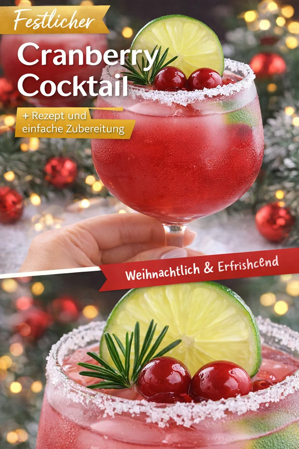 Entdecke die festliche Weihnachtsmistel-Margarita für deine Feiertagsfeiern - Verzaubere deine Gäste mit der Weihnachtsmistel-Margarita! Dieser festliche Cocktail ist ein Geschmackserlebnis, das die Feiertage noch besonderer macht. Bereite ihn in wenigen Schritten zu und genieße die festliche Stimmung. Ideal für deine nächste Weihnachtsfeier oder als besonderer Genuss für dich selbst. Wage den Schritt und kreiere diesen köstlichen Drink! #Weihnachtscocktail #Margarita #FestlicheRezepte