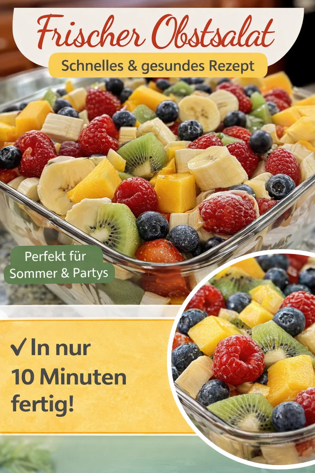 Erfrischender Nanas gefrorener Obstsalat für heiße Sommertage - Entdecke Nanas gefrorenen Obstsalat, den perfekten Sommerhit! Dieser gesunde und köstliche Snack ist einfach zuzubereiten und bringt dich durch die heißen Tage. Ob als Dessert oder Erfrischung zwischendurch, die Kombination aus frischen Früchten und cremiger Mischung wird dich begeistern. Probiere es aus und bringe einen Hauch von Frische in deine Sommermomente! Teile dein Ergebnis mit uns! #Obstsalat #Sommerrezepte #GesundeSnacks