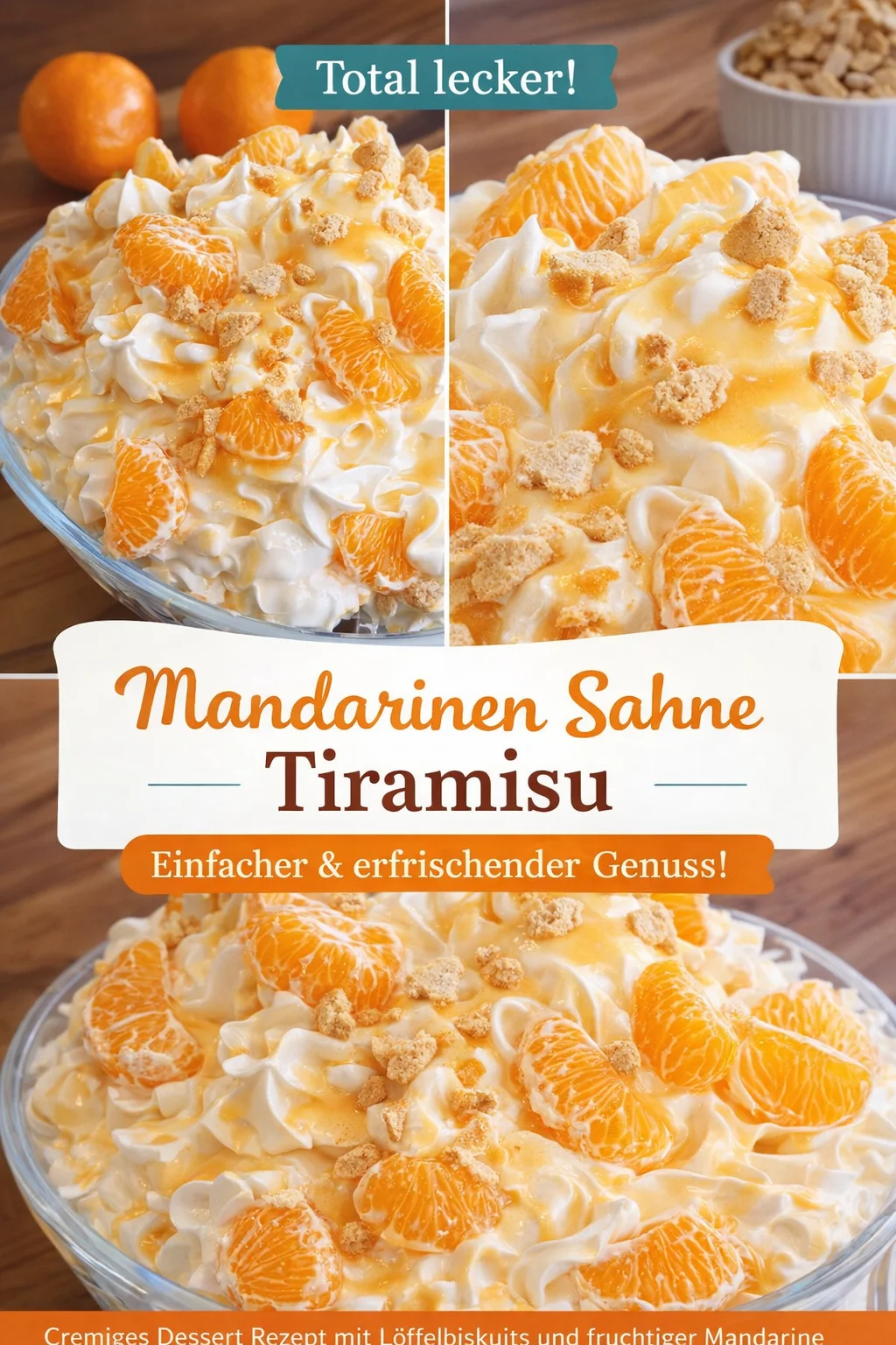 Erfrischender Orangen-Cremesicle-Salat für heiße Sommertage - Entdecke den ultimativen Orangen-Cremesicle-Salat, der perfekte Begleiter für sonnige Tage! Dieser fruchtige Genuss ist schnell zubereitet und bringt frische Farben auf deinen Tisch. Mit nur wenigen Zutaten und leichter Zubereitung wird dieses Rezept dein Sommerhighlight. Lass dir diese süße Köstlichkeit nicht entgehen und bringe gute Laune auf deinen Teller! Probiere es aus und teile deine Kreation. #SalatRezepte #SommerGenuss #FruchtigeKüche