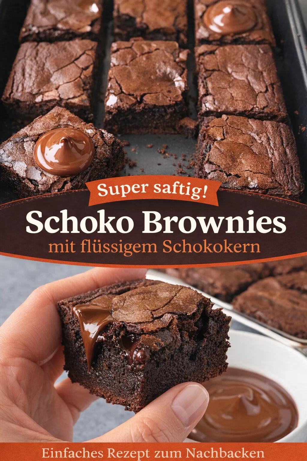 Fudge-Brownies – Der unwiderstehliche Schokoladengenuss für jeden Anlass - Entdecke das Rezept für die perfekten Fudge-Brownies! Diese saftigen und fudgy Brownies sind ein Muss für alle Schokoladenliebhaber und einfach zuzubereiten. Ideal als Snack für zwischendurch oder als süßes Dessert. Lass dich verwöhnen und serviere sie noch warm. Probiere das Rezept jetzt aus und teile deine Kreationen! #Brownies #Schokoladengenuss #Backen