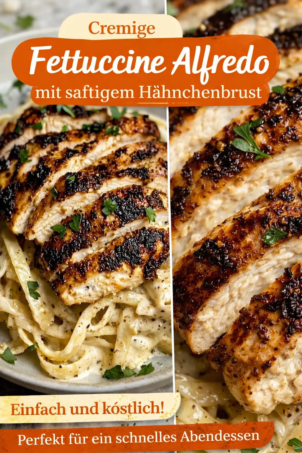 Genieße das köstliche Blackened Chicken Alfredo – Einfaches Soulfood! - Bereite dich auf ein wahrhaftiges Geschmackserlebnis vor! Unser Blackened Chicken Alfredo kombiniert zartes, gewürztes Hähnchen mit einer cremigen Alfredo-Soße und Fettuccine-Nudeln. Ideal für dein nächstes Abendessen! Probiere das Rezept aus und überzeuge deine Gäste – sie werden es lieben! 🔥🍝 #Soulfood #PastaRezept #BlackenedChicken