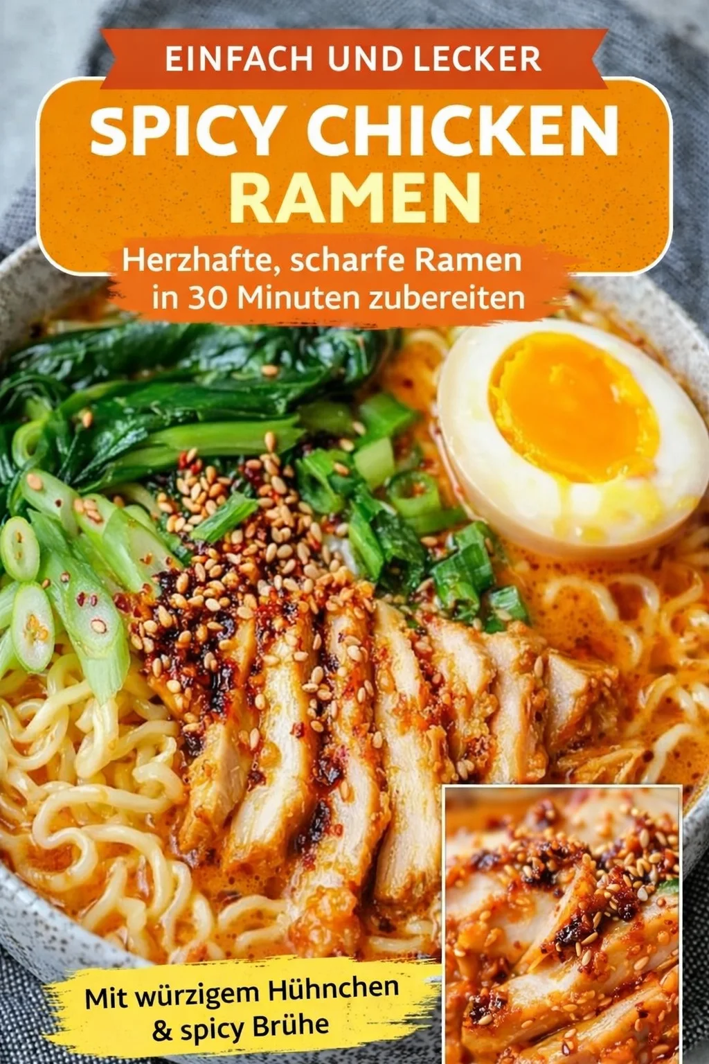 Genieße Hühner Tantanmen Ramen: Eine Umarmung in einer Schüssel! - Hast du Lust auf eine köstliche Schüssel voller Glück? Probiere mein Lieblingsrezept für Hühner Tantanmen Ramen! Diese japanische Nudelsuppe wird dich mit ihrem cremigen Geschmack verzaubern. Perfekt für ein gemütliches Abendessen. Koche noch heute und erlebe den einzigartigen Genuss! #RamenLieben #Kochrezepte #JapanischeKüche