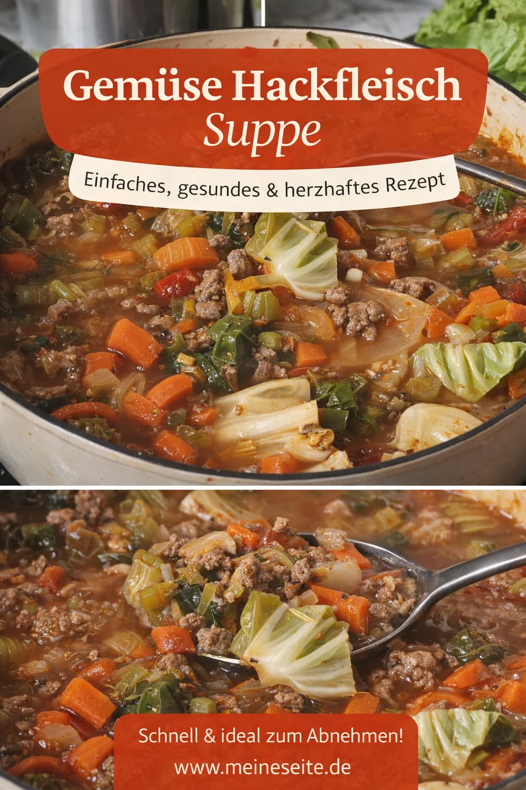 Gesunde und leckere Kohlsuppe für kalte Tage zubereiten - Entdecke unser einfaches Kohlsuppe Rezept, ideal für eine warme, gesunde Mahlzeit! Mit nur wenigen Zutaten zauberst du ein leckeres Soulfood, perfekt für kalte Tage. Folge diesen einfachen Schritten und genieße die Aromen dieser herzhaften Suppe. Lass dir das nicht entgehen und koche heute deine eigene Kohlsuppe! #Kohlsuppe #GesundeRezepte #Soulfood