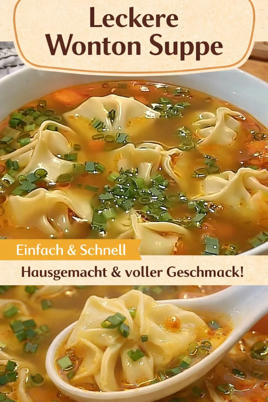 Gesunde Vegane Wonton-Suppe für eine warme und tröstliche Mahlzeit - Entdecke die köstliche vegane Wonton-Suppe – perfekt für kalte Tage! Diese einfache und gesunde Suppe ist voller leckerer Gemüse und Aromen. Folge dem Rezept und gönn dir eine warme, tröstliche Mahlzeit, die einfach zuzubereiten ist! Probiere es jetzt aus und teile deine Kreation! #VeganeSuppe #WontonSuppe #GesundeErnährung