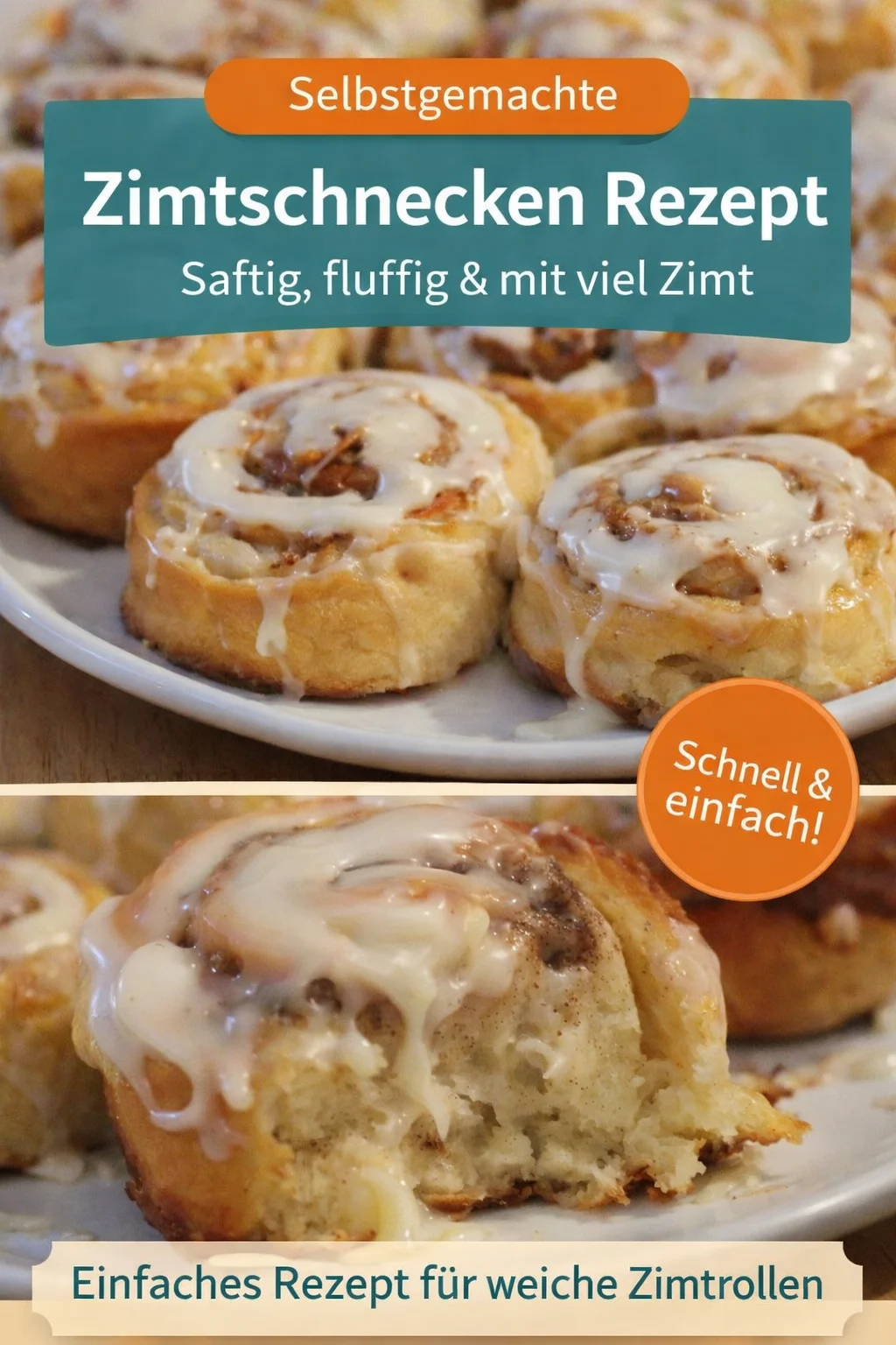 Himmlische Zimtschnecken mit Frischkäse-Frosting in nur 1 Stunde - Entdecke das perfekte Rezept für fluffige Zimtschnecken mit einem köstlichen Frischkäse-Frosting. Diese Zimtschnecken sind ideal für jede Gelegenheit - ob zum Frühstück, als Snack oder bei einer Feier. Mit nur 60 Minuten Zubereitungszeit gelingen sie dir spielend leicht. Probiere es aus und verwöhne deine Liebsten! Jetzt Rezept ausprobieren! #Zimtschnecken #Backen #FrischkäseFrosting