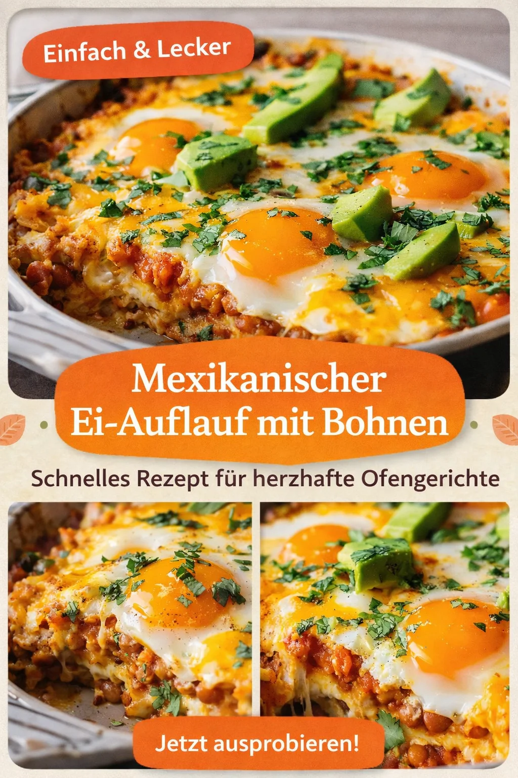 Köstlicher Cheesy Baked Huevos Rancheros Auflauf für ein herzhaftes Frühstück - Entdecke dieses unwiderstehliche Rezept für Cheesy Baked Huevos Rancheros Auflauf! Perfekt für ein herzhaftes Frühstück, das für den ganzen Tag sättigt. Mit würziger Ei Salsa und cremiger Käsemischung ist dieses Gericht ein absolutes Must-Try. Probiere es noch heute aus und genieße den Geschmack! Teile deine Erfahrungen in den Kommentaren! #HuevosRancheros #AuflaufRezepte #Frühstücksideen