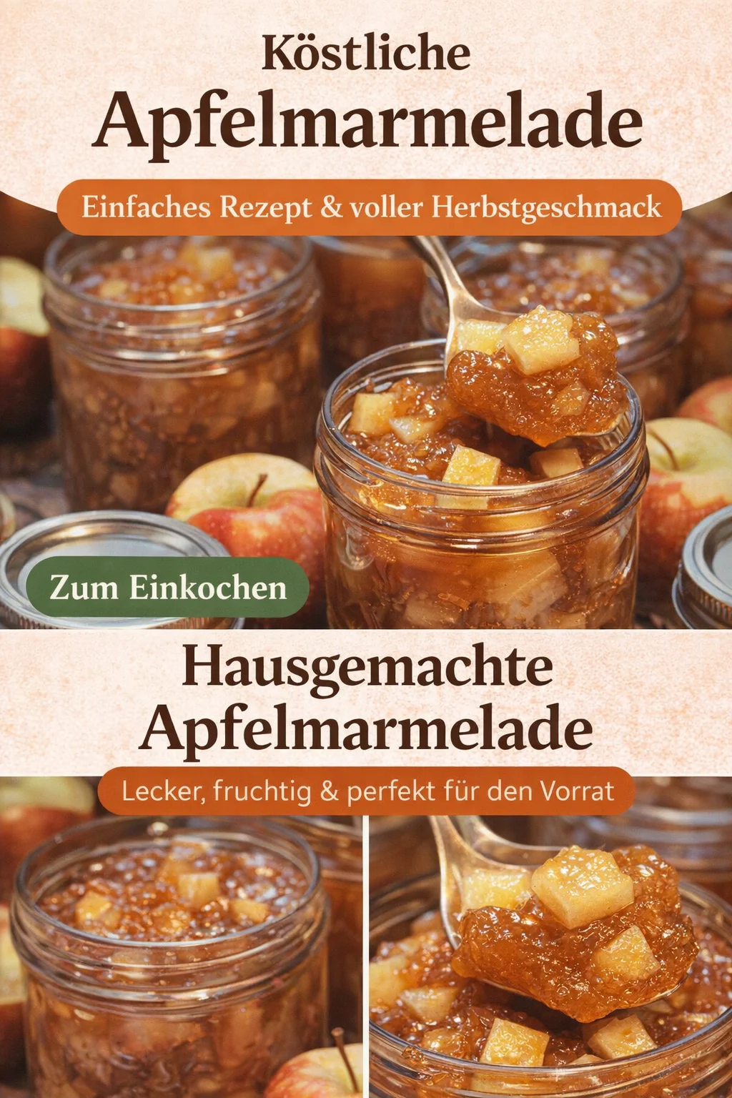 Karamell-Apfel-Marmelade-Delight: Ein himmlischer Genuss für dich - Entdecke das Rezept für Karamell-Apfel-Marmelade-Delight! Diese süße Marmelade vereint den köstlichen Geschmack von Karamell und frischen Äpfeln. Ideal zum Frühstück oder als süße Brotaufstrich. Probiere es gleich aus und überzeuge dich selbst von diesem unwiderstehlichen Genuss! Teile dein Ergebnis mit uns! #Marmelade #Apfelrezepte #Karamell