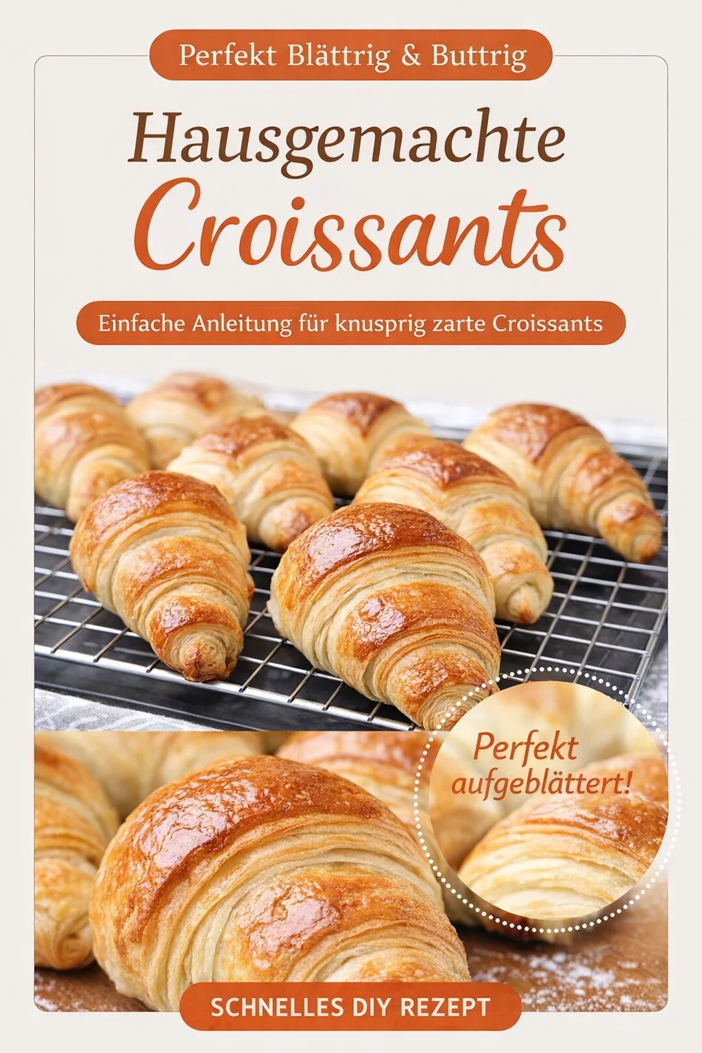 Leckere hausgemachte Croissants: Einfach selbst gemacht - Hast du Lust auf unwiderstehlich leckere, hausgemachte Croissants? Diese einfachen, buttrigen Teilchen sind perfekt für dein Frühstück oder den Nachmittagskaffee. Mit wenigen Zutaten kannst du diese knusprigen Köstlichkeiten selbst zubereiten. Probiere es aus und genieße den herrlichen Duft frisch gebackener Croissants in deinem Zuhause. Lass dich von unserem Rezept inspirieren und teile deine Ergebnisse mit uns! #Croissants #Backen #Hausgemacht
