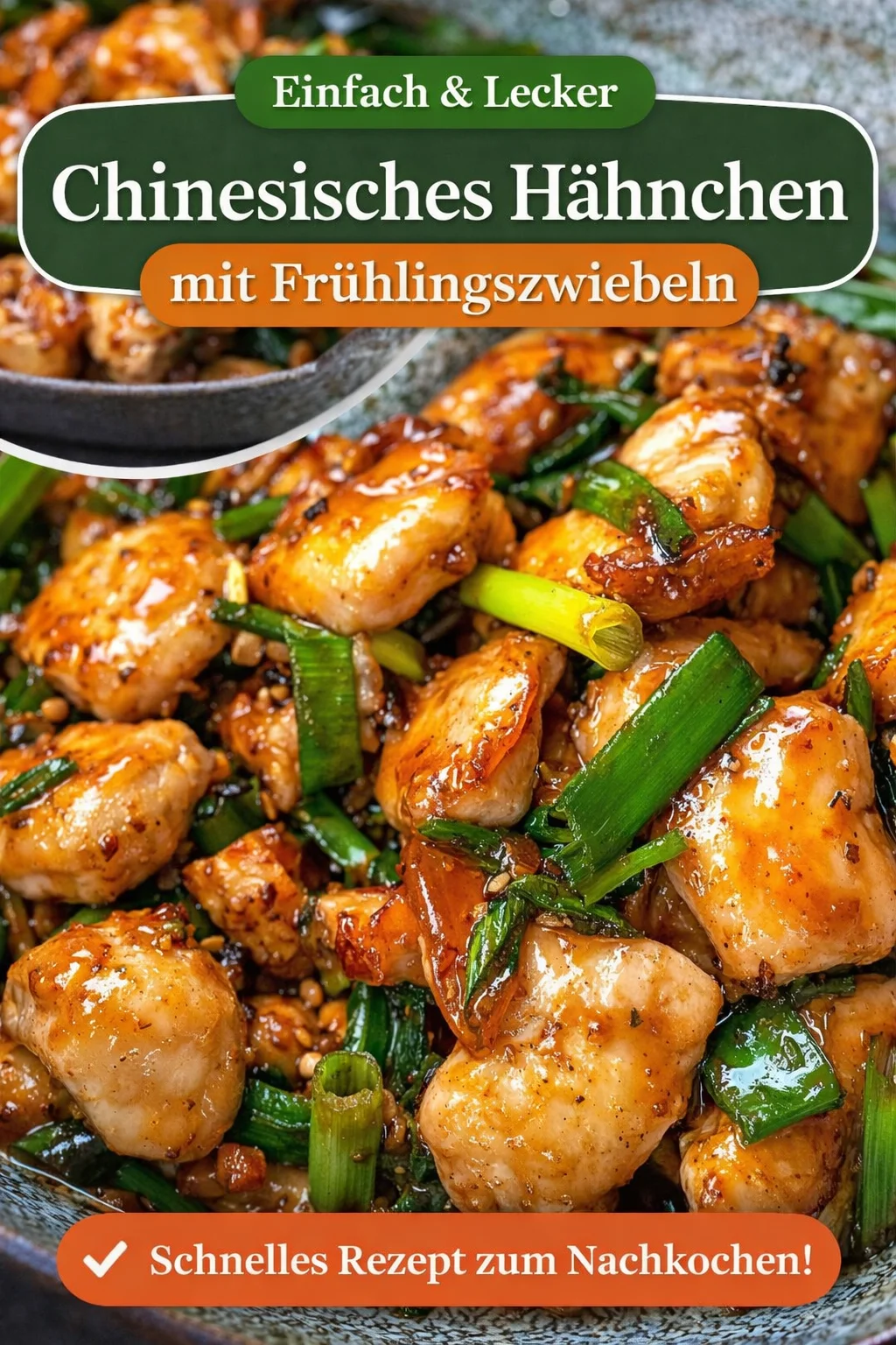 Schnelle Hühnchen Pfanne mit asiatischen Frühlingszwiebel Aromen - Hast du Hunger, aber wenig Zeit? Probiere unsere köstliche Hühnchen Pfanne mit asiatischen Frühlingszwiebel Aromen! In nur wenigen Minuten zubereitet, ist dieses Gericht perfekt für stressige Tage. Folge unserem einfachen Rezept und lass dich von den Aromen verzaubern. Ideal für dein Abendessen! Klicke hier für das Rezept und mehr Inspiration! #HühnchenPfanne #SchnelleRezepte #AsiatischeKüche