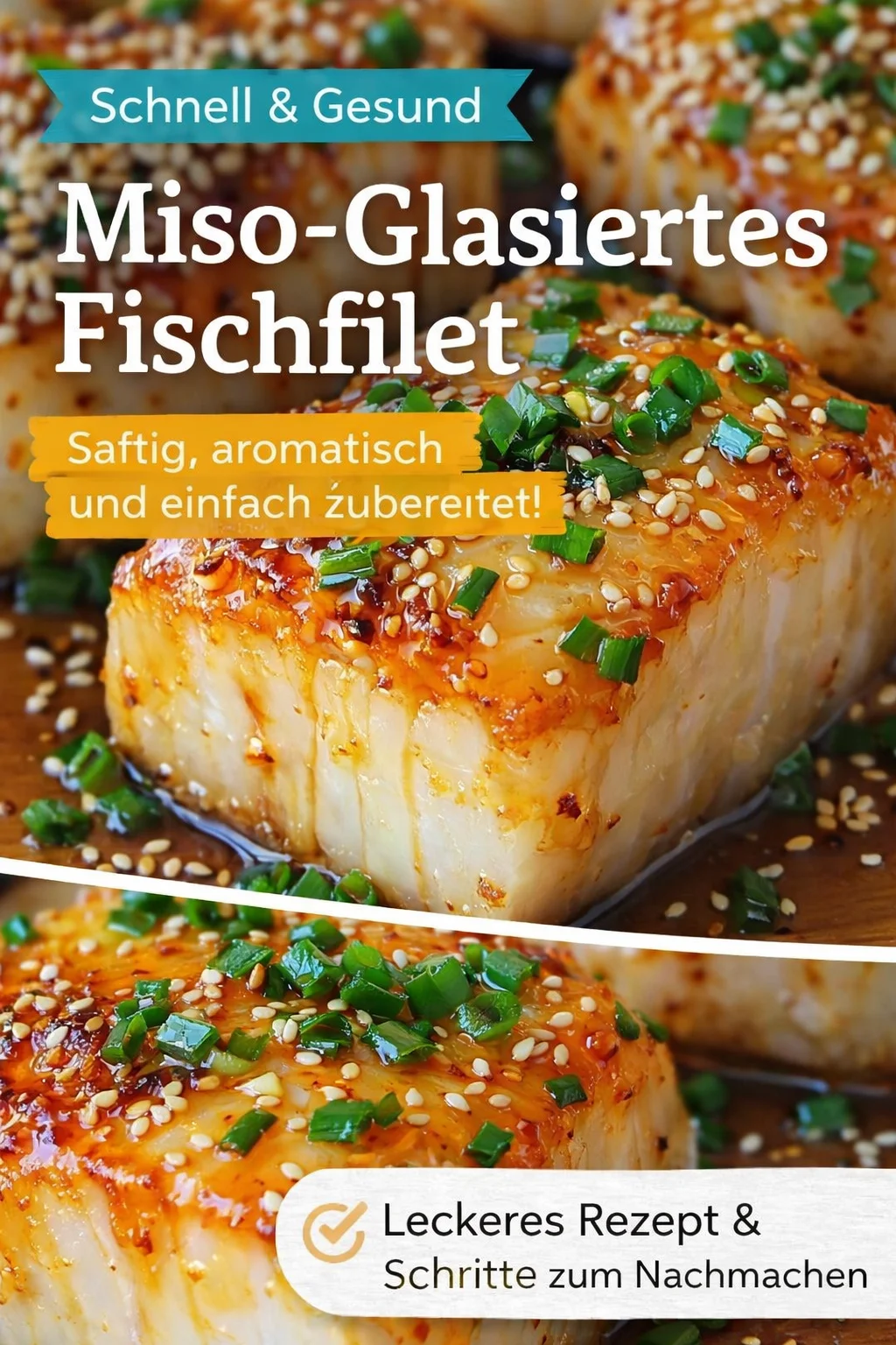 Schneller gebackener Honig-Soja-Kabeljau für ein einfaches Abendessen - Hast du Hunger auf ein schmackhaftes Abendessen ohne großen Aufwand? Probiere unbedingt diesen gebackenen Honig-Soja-glasierten Kabeljau! Er ist zart, saftig und voller Geschmack – perfekt nach einem langen Tag. Mit minimalen Zutaten und einfachen Schritten zauberst du ein Gericht, das alle begeistert. Lass die Küche für dich arbeiten, und genieße diesen köstlichen Fisch! Probiere es gleich aus! #Fischgerichte #Abendessen #SchnelleRezepte