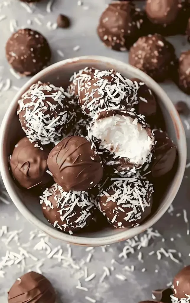 Schokoladen Kokos Kugeln
