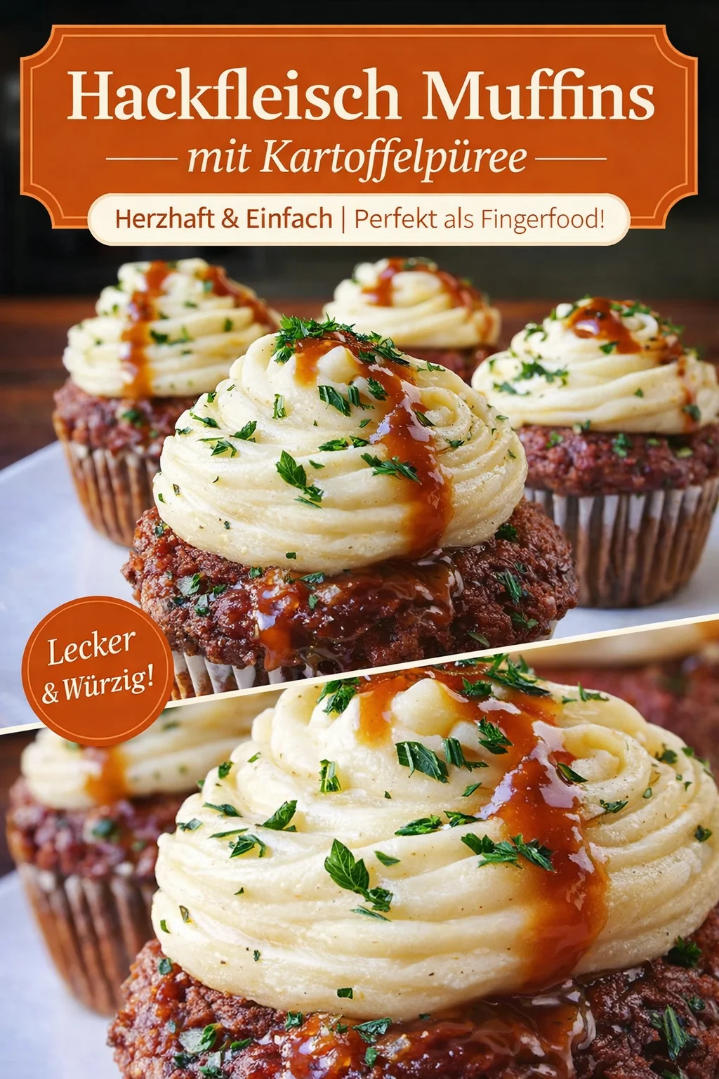 Unvergessliche Fleischlaibchen-Cupcakes für dein nächstes Fest! - Entdecke das innovative Rezept für Fleischlaibchen-Cupcakes – eine einzigartige Mischung aus herzhaften Aromen und leckeren Muffin-Formen! Perfekt für Partys oder besondere Anlässe. Bereite diese kleinen Köstlichkeiten einfach selbst zu und beeindrucken deine Gäste! Klicke auf den Link für das vollständige Rezept und lass dich inspirieren! #Fleischlaibchen #Cupcakes #Rezepte